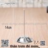 Cây Ghim Xiên Giấy, Hóa Đơn, đế Inox 304, Xiên Ghim Giấy Ăn Inox, Cây xiên bill , xiên giấy oder inox