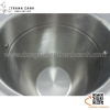 Xô inox đựng đá thân bầu 6L, xô ướp lạnh rượu vang, xô inox