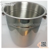 Xô inox đựng đá thân bầu 6L, xô ướp lạnh rượu vang, xô inox