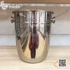 Xô inox đựng đá thân bầu 6L, xô ướp lạnh rượu vang, xô inox