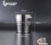 Xô inox đựng đá, ướp lạnh rượu bia thích hợp sử dụng trong quán ăn, nhà hàng tiêu chuẩn 3 sao
