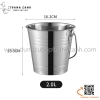 Xô đựng đá bằng inox có quai xách, xô inox có quai, xô xách đá