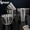 Xô đựng đá bằng inox có quai xách, xô inox có quai, xô xách đá