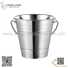 Xô đựng đá bằng inox có quai xách, xô inox có quai, xô xách đá