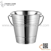 Xô đựng đá bằng inox có quai xách, xô inox có quai, xô xách đá