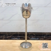 Xô ướp rượu vang kiểu Pháp, Xô inox ướp lạnh rượu vang hai lớp giữ nhiệt cao cấp INOX 304