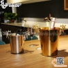 Xô ngâm rượu vang inox đầu hươu màu vàng, xô ướp lạnh rượu vang màu vàng