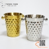 Xô inox ướp lạnh rượu vang dạng gò chấm bi hai màu Dung Tích 5L