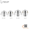 Xô ngâm rượu vang inox thân viền, khuyên tròn cao cấp