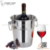 Xô ngâm rượu vang inox thân viền, khuyên tròn cao cấp