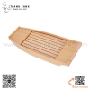 Xuồng nhựa vân gỗ bày sushi, sashimi phong cách mới có ngăn chặn đá và nước có thể tháo rời