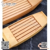 Xuồng nhựa vân gỗ bày sushi, sashimi phong cách mới có ngăn chặn đá và nước có thể tháo rời