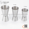 Zigger đong rượu siro bằng inox ( cắt miệng)