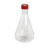 Bình tam giác Polycarbonate dung tích lớn, nắp lọc vô trùng (Large capacity Polycarbonate erlenmeyer flask with vent cap), hãng LabSelect