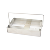 Giá nhuộm lam 30 vị trí nằm ngang inox (Staining Rack), hãng Biosharp