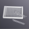 Dải 8 giếng, trong suốt, đáy phẳng (8-well strip), hãng LabSelect