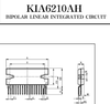 IC Công suất âm ly KIA6210AH 6210 ZIP-17 chính hãng KEC