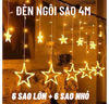 Dây Đèn Chớp Ngôi Sao Ngang 4m--Sáng Vàng