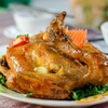 Gà Hấp Nước Mắm + Bánh Bao