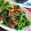 Bò Xào Rau Muống