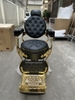 Ghế barber MT9179 khung mạ vàng