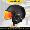 NÓN BẢO HIỂM 1/2 CARBON NIC N12