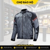 [2ND] ÁO GIÁP LS2 RIVA MAN - BLACK DARK GREY RED - M