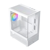 VỎ CASE XIGMATEK ENDORPHIN M II 3F ARTIC (M-ATX/ MÀU TRẮNG/ SẴN 3 FAN RGB FIXED)