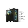 Vỏ Case Corsair 4000D Airflow TG Black (Mid Tower/Màu Đen)