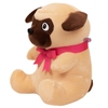 Gấu bông Chó Pug Đeo Nơ