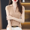 Mã D171: áo len nữ cổ bẻ cổ điển Pc mới nhẹ nhàng thanh lịch