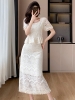 Mã L705: đầm váy ren thanh lịch cả bộ