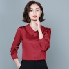 Mã B271: Áo sơ mi nữ voan lụa dài tay thời trang