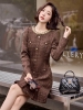 Mã M010: Đầm dài tay thanh lịch dành cho nữ