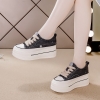 Mã L811: Giày vải tăng chiều cao nữ 6cm giày đế dày giày thể thao