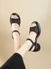 Mã M255: giày cao cấp sandal cao gót nữ, khoét rỗng, gót dày