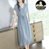 Mã K377: đầm váy trung niên màu basic thanh lịch