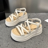Mã M243: giày cao cấp sandal đế xuồng cho nữ, kiểu dáng mùa hè