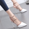 Mã C766: giày cao gót của phụ nữ gót nhọn gió mùa hè 10cm