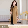 Mã K492: Áo khoác nữ dáng dài sang trọng kiểu phương Tây mùa đông