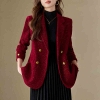 Mã K614: áo khoác cổ vest nữ sang trọng