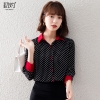 Mã C483: áo sơ mi nữ chấm bi