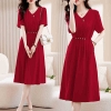 Mã L434: váy đẹp cao cấp lụa dâu dáng dài sang trọng