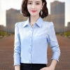 Mã L604: Áo sơ mi cotton nguyên chất nữ cao cấp dài tay