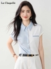 Mã M065: Áo sơ mi cổ polo phối màu đẹp mắt, tôn dáng và thanh lịch.