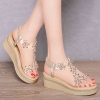Mã K835: Dép đế xuồng cao cho nữ mùa hè Giày nữ boho