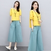 Mã L711: set bộ quần ống rộng cho nữ mùa hè mới phong cách Hàn Quốc quần âu