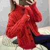 Mã K508: Áo len cardigan xoắn mùa thu đông cho nữ