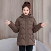 Mã K792: Áo khoác cotton mùa đông nữ dài vừa ấm áp