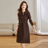 Mã K589: Váy len cao cấp dệt kim cashmere